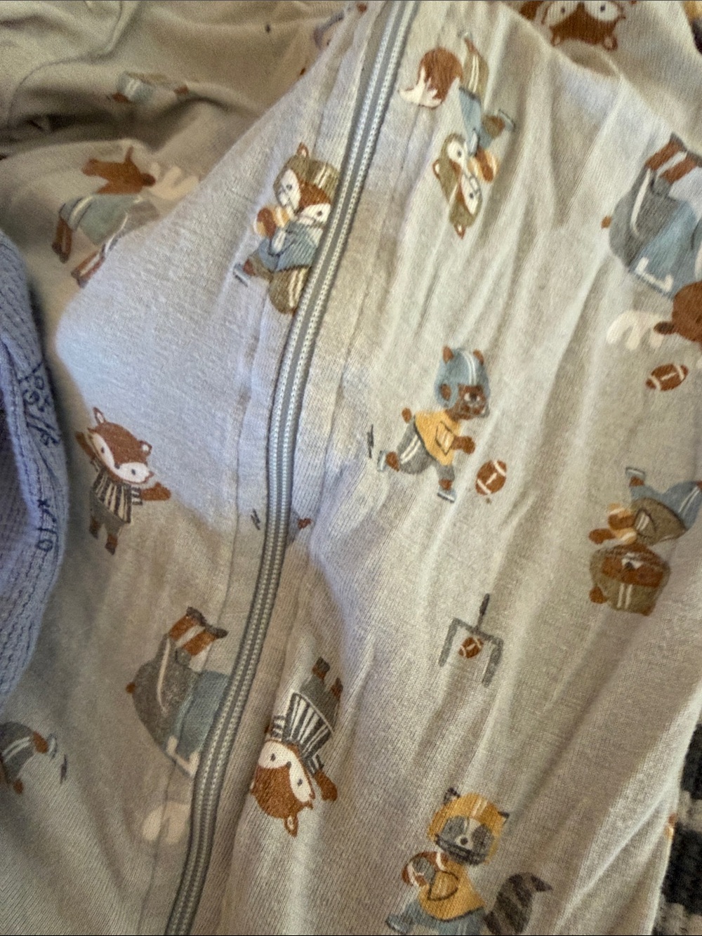 Baby boy bundle of 6 zip up onesies 6/9 month - Picture 14 of 16
